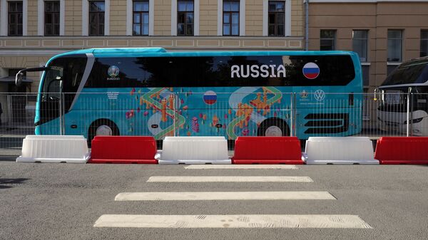 حافلة المنتخب الروسي - يورو 2020 - سبوتنيك عربي