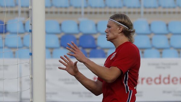 لاعب بوروسيا دورتموند والمنتخب النرويجي إيرلينغ هولاند - سبوتنيك عربي