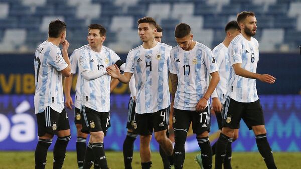 ميسي يتألق ويسجل هدفين في مباراة الأرجنتين وبوليفيا بكوبا أمريكا الاثنين 28 يونيو 2021 - سبوتنيك عربي