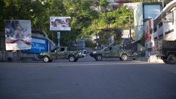 الوضع في هايتي بعد اغتيال الرئيس الهايتي جوفينيل مويس، بورت أو برنس، 7 يوليو 2021 - سبوتنيك عربي