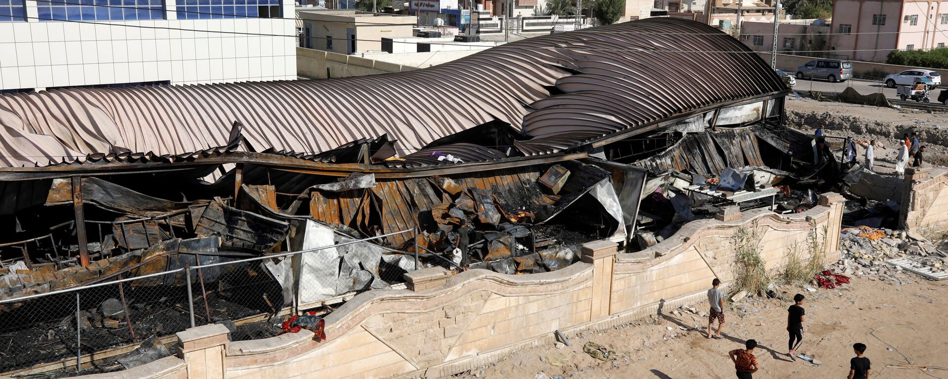 تداعيات حريق مستشفى الحسين في الناصرية، العراق 13 يوليو 2021 - سبوتنيك عربي, 1920, 13.07.2021