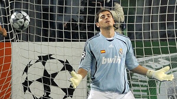 كاسياس حارس مرمى ريال مدريد في 2008 - سبوتنيك عربي