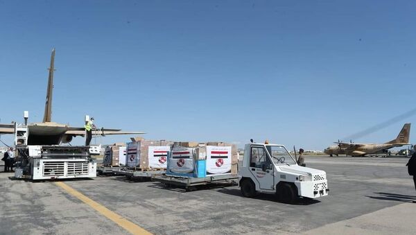 وصول طائرات عسكرية مصرية محملة بمساعدات طبية لمطار تونس قرطاج الدولي - سبوتنيك عربي