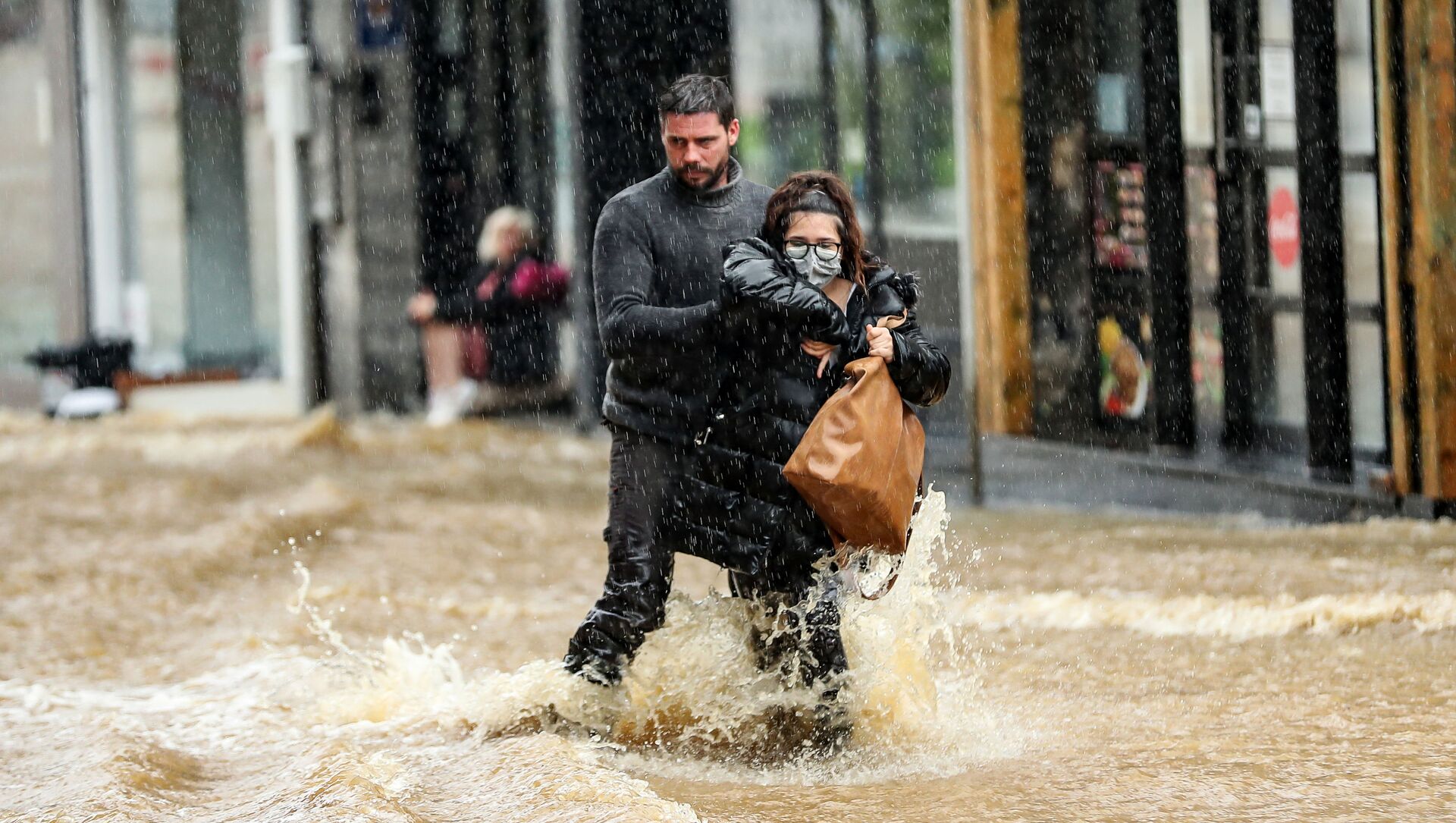 فيضان هائل في سبا، بلجيكا 14 يوليو 2021 - سبوتنيك عربي, 1920, 16.07.2021