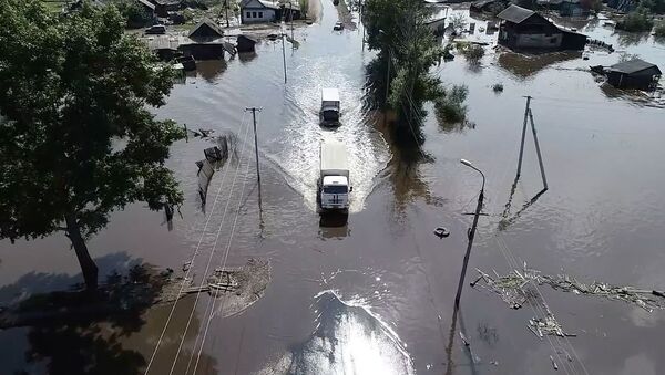 الفيضانات في منطقة إيركوتسك - سبوتنيك عربي