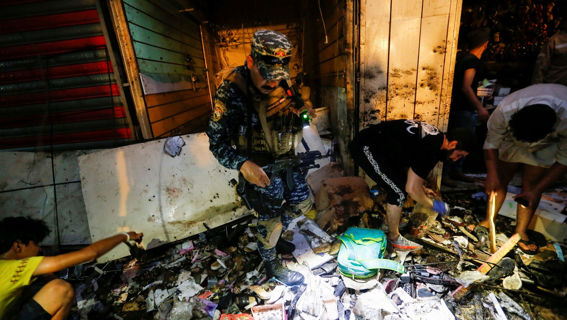 انفجار مدينة الصدر الذي قام به داعش وراح ضحيته أكثر من 35 شخصا 20 يوليو 2021 - سبوتنيك عربي, 1920, 19.07.2021
