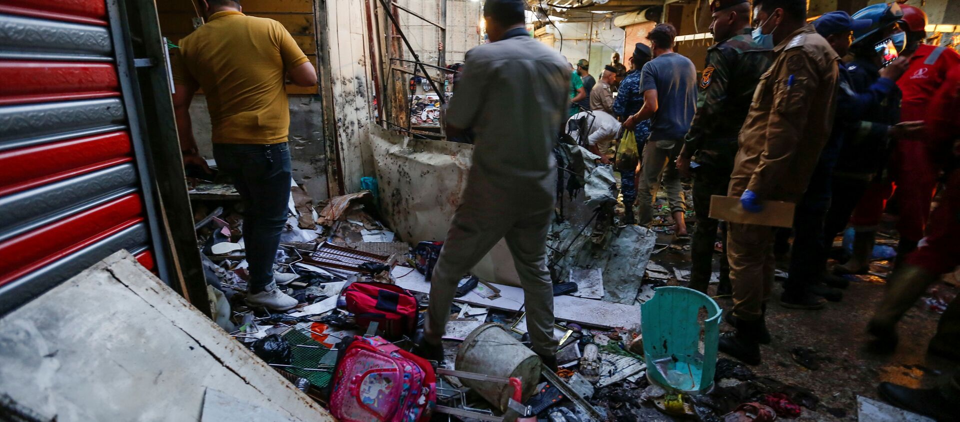 انفجار مدينة الصدر الذي قام به داعش وراح ضحيته أكثر من 35 شخصا 20 يوليو 2021 - سبوتنيك عربي, 1920, 20.07.2021