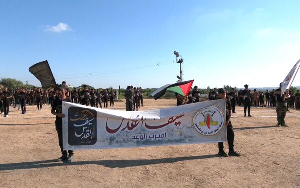 مخيمات صيفية في غزة لتدريب الأطفال على البرامج العسكرية - سبوتنيك عربي