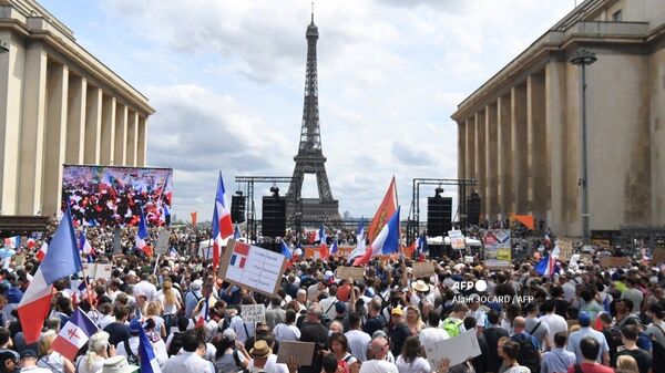 احتجاجات في فرنسا  - سبوتنيك عربي