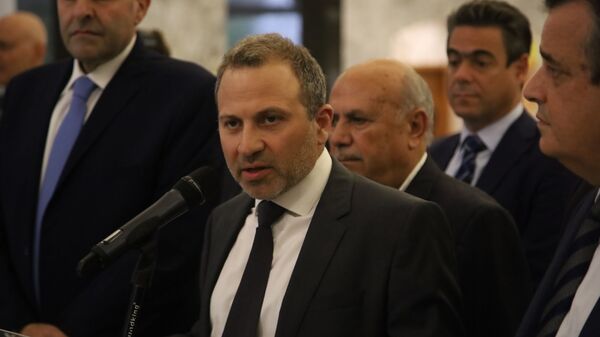 رئيس التيار الوطني الحر في لبنان جبران باسيل، بيروت، لبنان 26 يوليو 2021 - سبوتنيك عربي