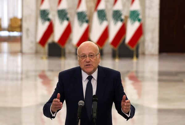 رئيس الحكومة اللبناني المكلف نجيب ميقاتي، لبنان، 26 يوليو 2021 - سبوتنيك عربي