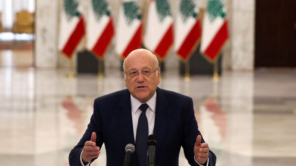 رئيس الحكومة اللبناني المكلف نجيب ميقاتي، لبنان، 26 يوليو 2021 - سبوتنيك عربي