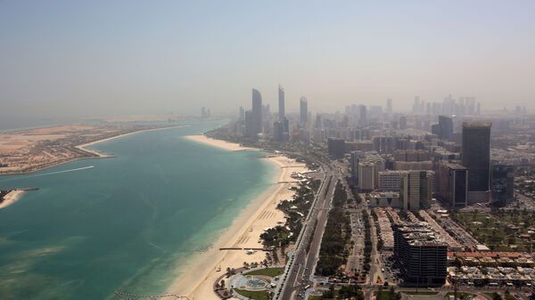 مشهد جوي لمدينة أبوظبي في الإمارات العربية المتحدة - سبوتنيك عربي