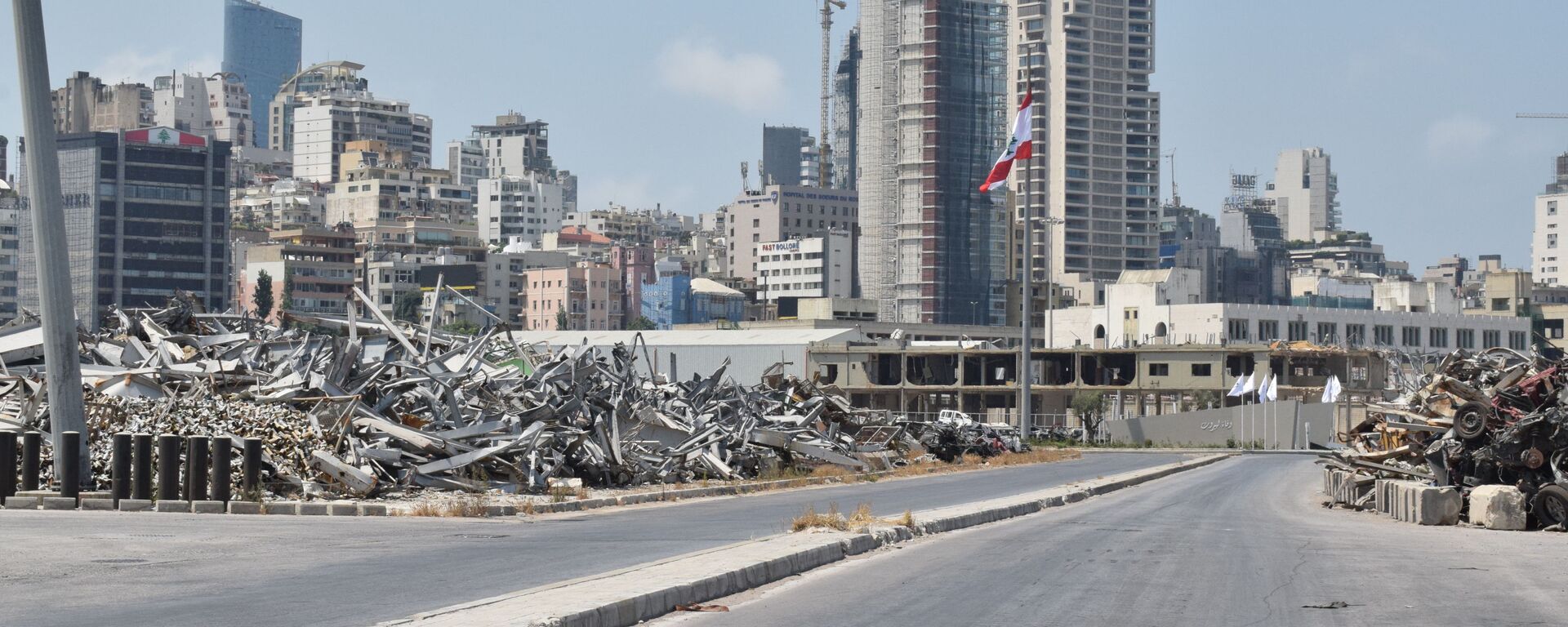 مرفأ بيروت صبيحة الذكرى الأولى للانفجار، لبنان 4 أغسطس 2021 - سبوتنيك عربي, 1920, 24.01.2023