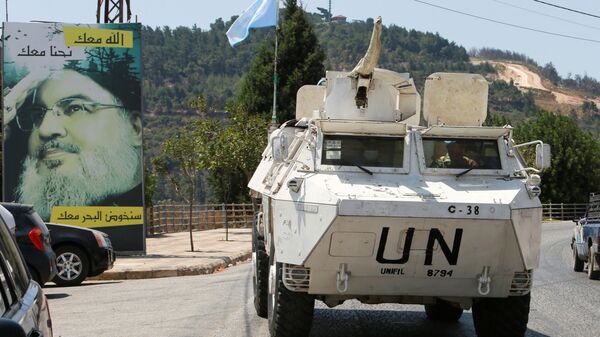 قوات حفظ السلام التابعة للأمم المتحدة، على الحدود اللبنانية مع إسرائيل، جنوب لبنان 6 أغسطس 2021 - سبوتنيك عربي