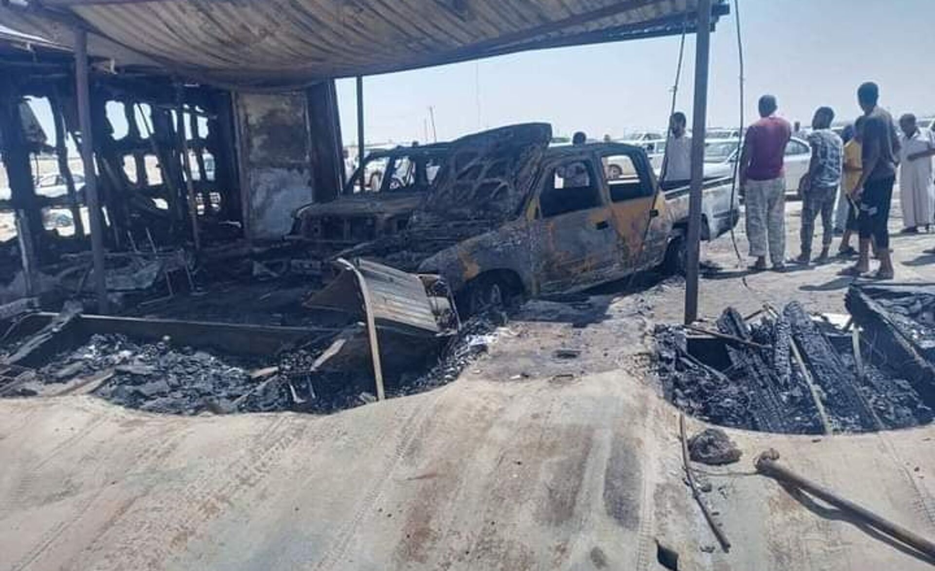 انفجار بسيارة مفخخة في مدينة زلة جنوب شرق العاصمة الليبية  - سبوتنيك عربي, 1920, 22.08.2021