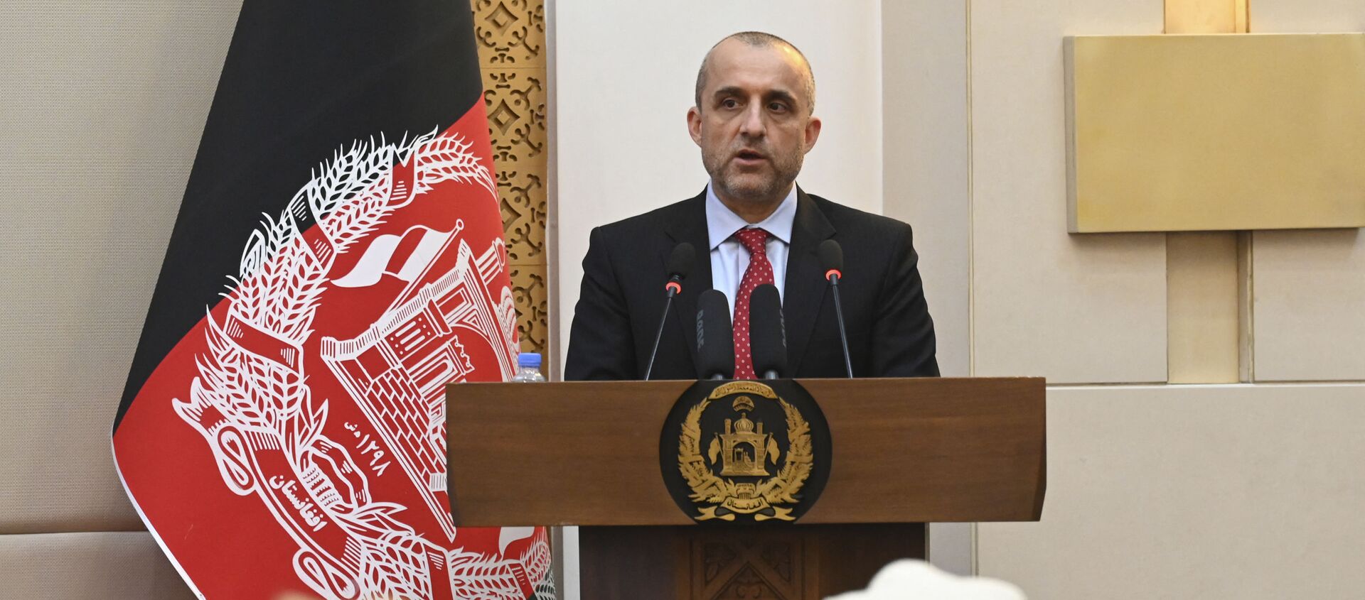 نائب الرئيس الأفغاني عمرو الله صالح، الذي أعلن نفسه رئيسًا بالوكالة ودعا إلى المقاومة - سبوتنيك عربي, 1920, 25.08.2021