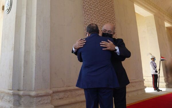 رئيس الجمهورية العراقي برهم صالح يستقبل الرئيس المصري عبد الفتاح السيسي - سبوتنيك عربي