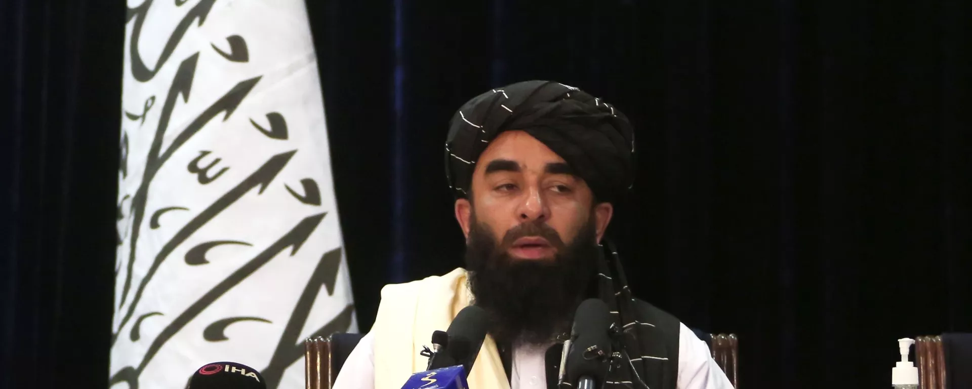 ممثل حركة طالبان (المحظورة في روسيا) ذبيح الله مجاهد، أفغانستان  - سبوتنيك عربي, 1920, 12.09.2022