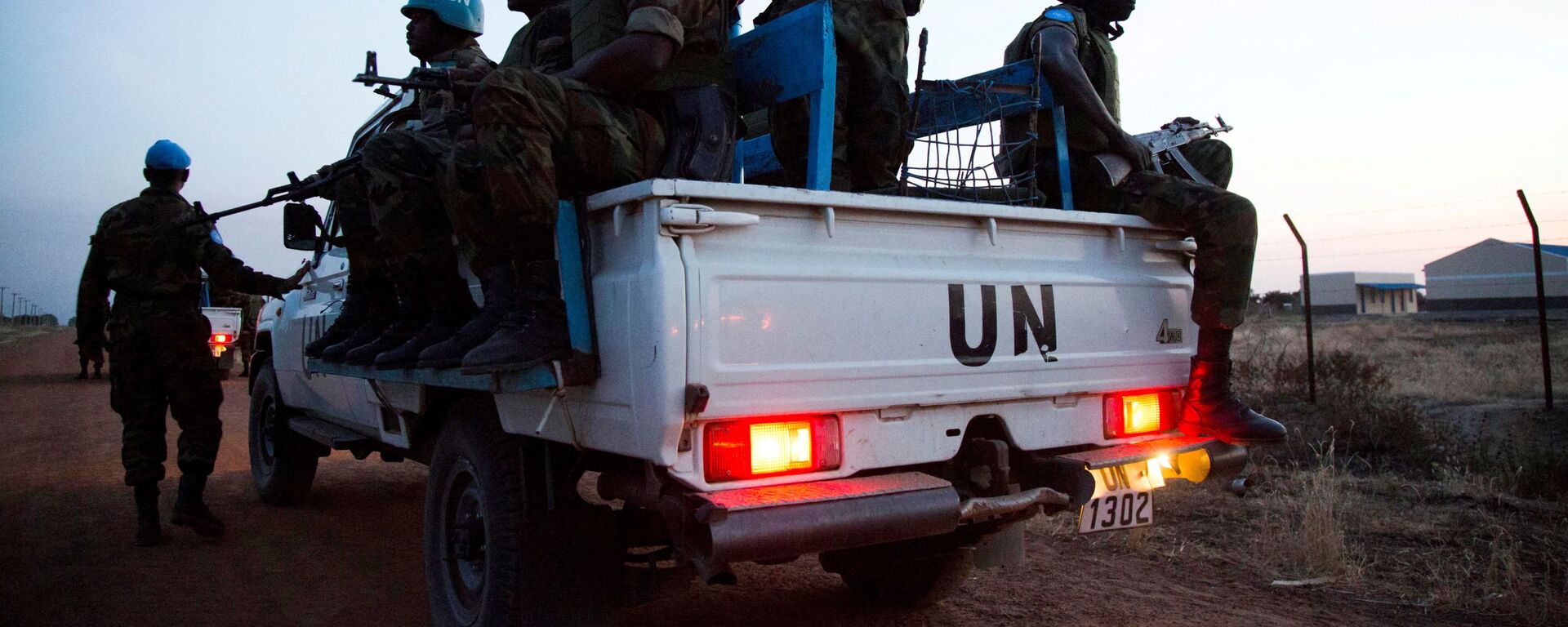 قوات حفظ السلام من إثيوبيا والمنتشرة في دورية تابعة للأمم المتحدة في آبيي، 14 ديسمبر/ كانون الأول 2016 - سبوتنيك عربي, 1920, 04.11.2021