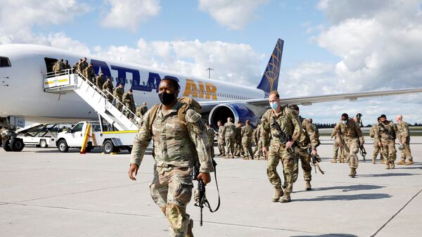 عودة قوات الجيش الأمريكي من أفغانستان إلى الولايات المتحدة الأمريكية، 6 سبتمبر 2021  - سبوتنيك عربي