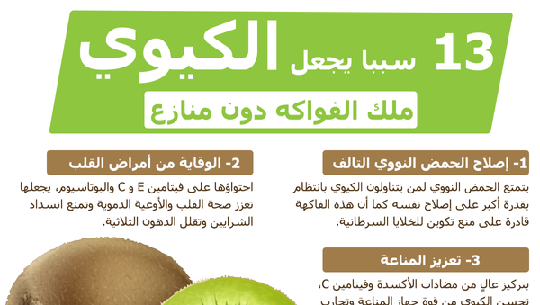 13  سببا يجعل الكيوي ملك الفواكه دون منازع - سبوتنيك عربي