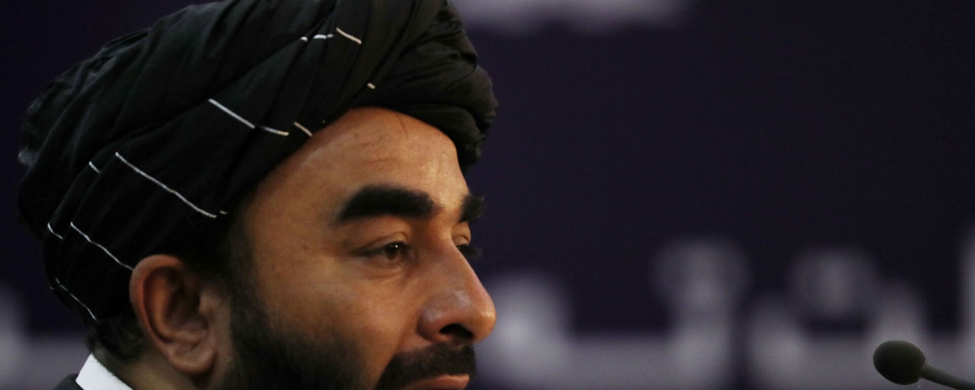 ممثل حركة طالبان (المحظورة في روسيا) ذبيح الله مجاهد في كابول، أفغانستان 6 سبتمبر 2021 - سبوتنيك عربي, 1920, 24.09.2021