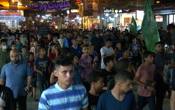 مسيرات تضامنية مع الأسرى الفلسطينيين في الضفة وغزة - سبوتنيك عربي
