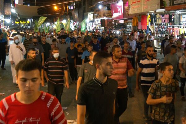 مسيرات تضامنية مع الأسرى الفلسطينيين في الضفة وغزة  - سبوتنيك عربي