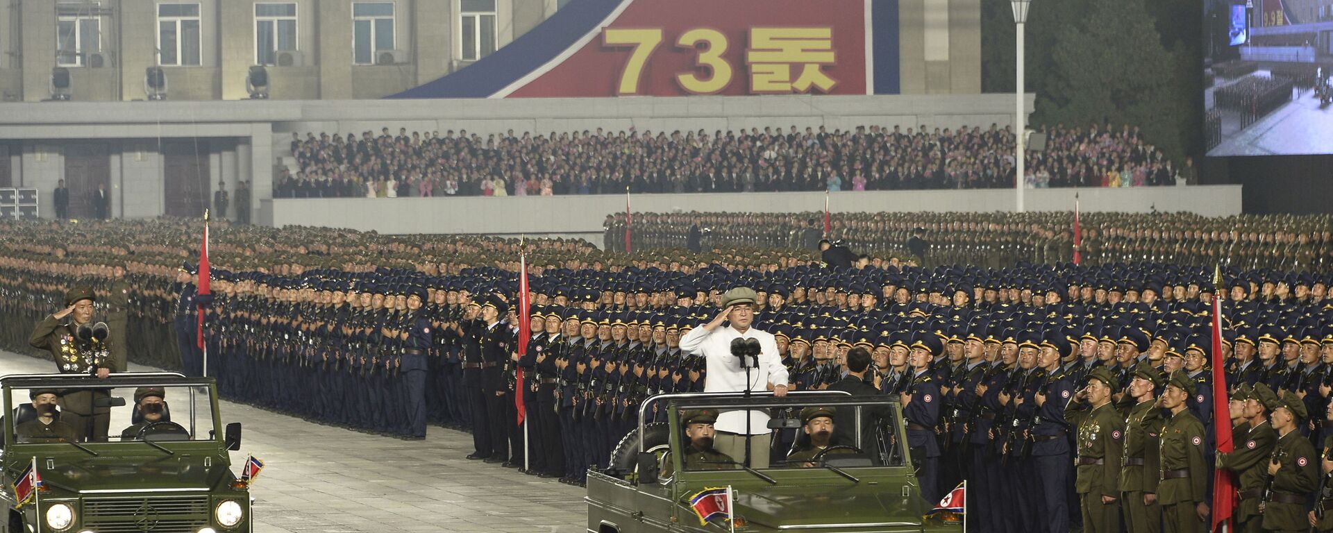العرض العسكري بمناسبة الذكرى الـ73 لتأسيس جمهورية كوريا الشمالية في بيونغ يانغ، 9 سبتمبر 2021 - سبوتنيك عربي, 1920, 03.03.2022