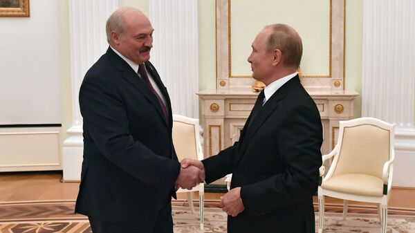 محادثات بين رئيس الاتحاد الروسي فلاديمير بوتين ورئيس بيلاروسيا ألكسندر لوكاشينكو - سبوتنيك عربي