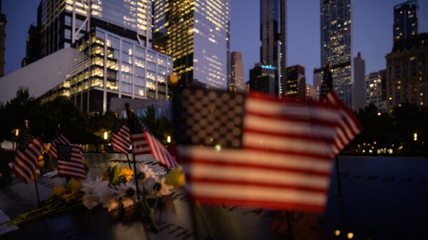 إحياء الذكرى الـ20 لأاحداث 11/9 في مانهاتن، نيويورك، الولايات المتحدة 10 سبتمبر 2021 - سبوتنيك عربي