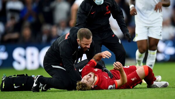  لاعب ليفربول هارفي إليوت يتعرض لإصابة مروعة في الكاحل - سبوتنيك عربي
