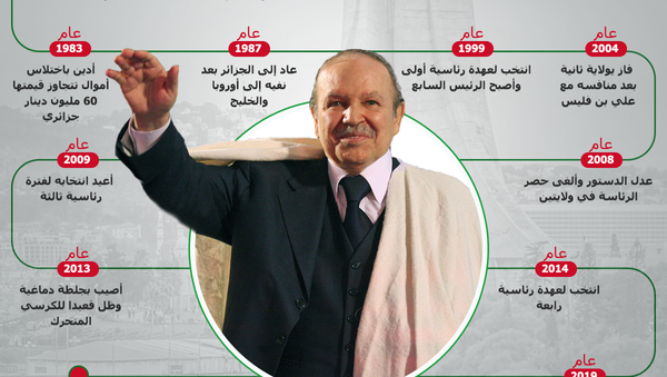 عبد العزيز بوتفليقة… الرئيس الذي حكم الجزائر طيلة 20 عاما - سبوتنيك عربي