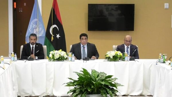 رئيس المجلس الرئاسي الليبي محمد المنفي - سبوتنيك عربي