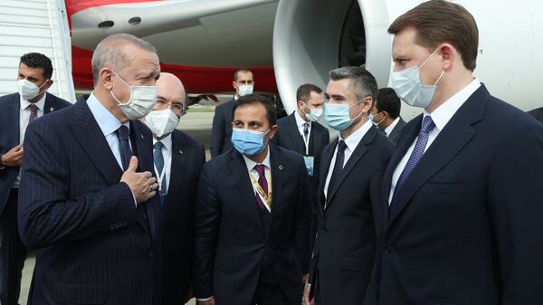 الرئيس التركي رجب طيب أردوغان في سوتشي - سبوتنيك عربي