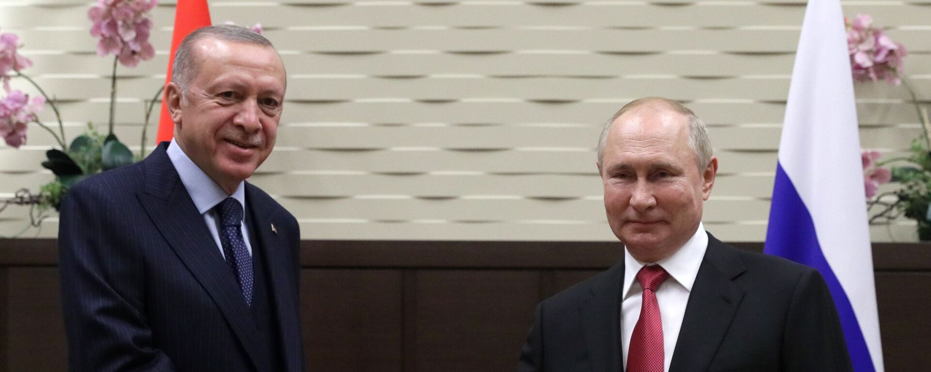 الرئيس الروسي فلاديمير بوتين يلتقي مع الرئيس التركي رجب طيب أردوغان في سوشتي، روسيا 29 سبتمبر 2021 - سبوتنيك عربي, 1920, 04.12.2022