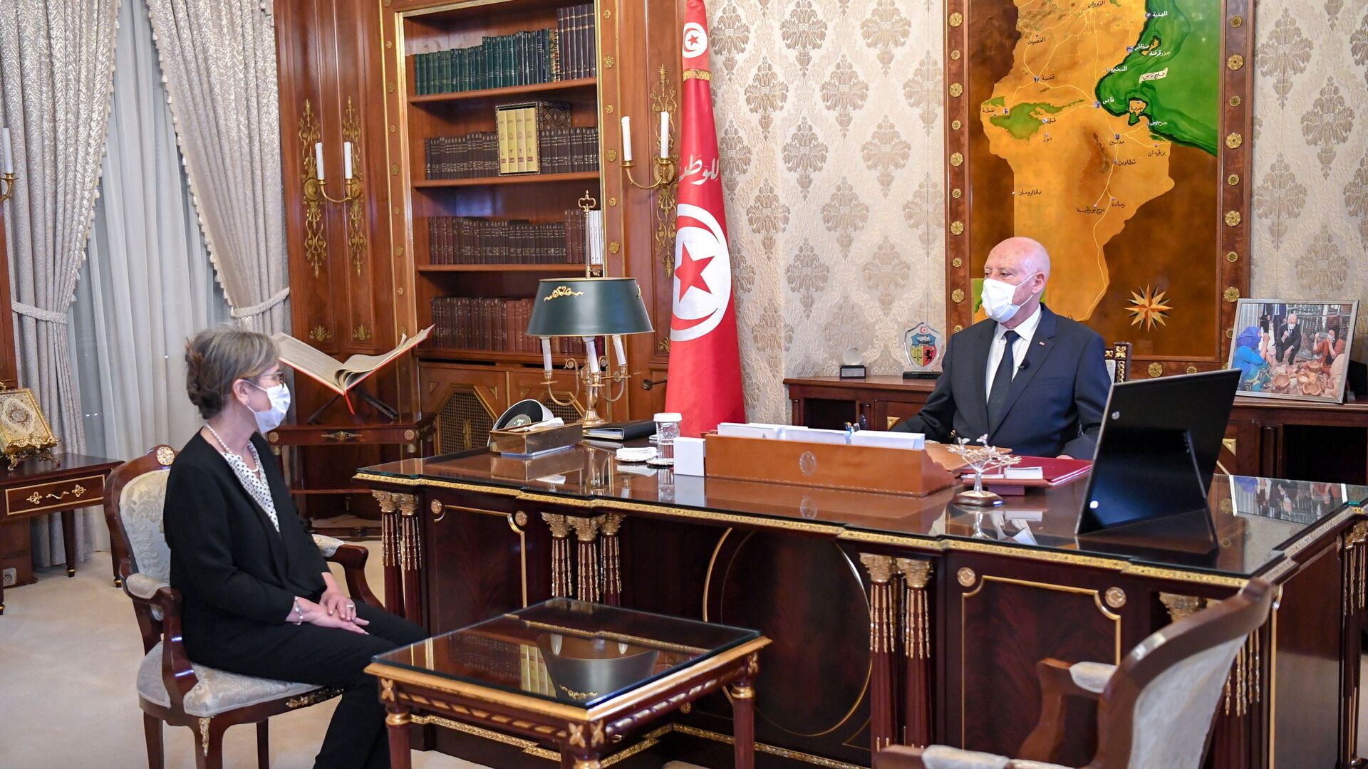  رئيسة الحكومة التونسية  نجلاء بودن، تونس 29 سبتمبر 2021 - سبوتنيك عربي, 1920, 12.10.2021