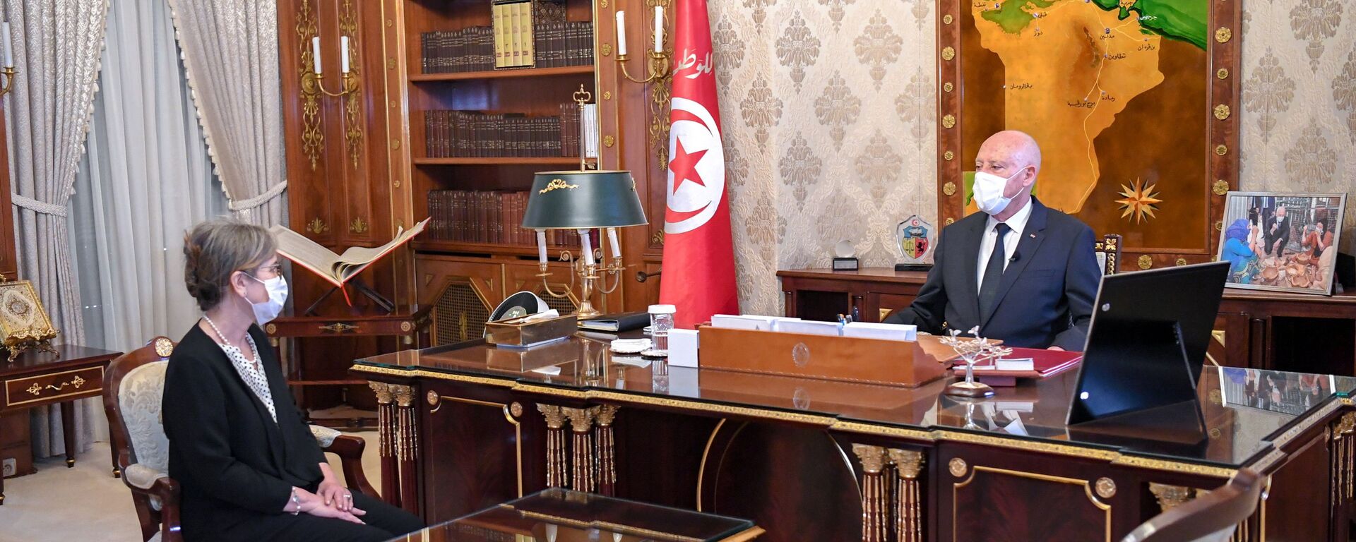  رئيسة الحكومة التونسية  نجلاء بودن، تونس 29 سبتمبر 2021 - سبوتنيك عربي, 1920, 08.11.2021