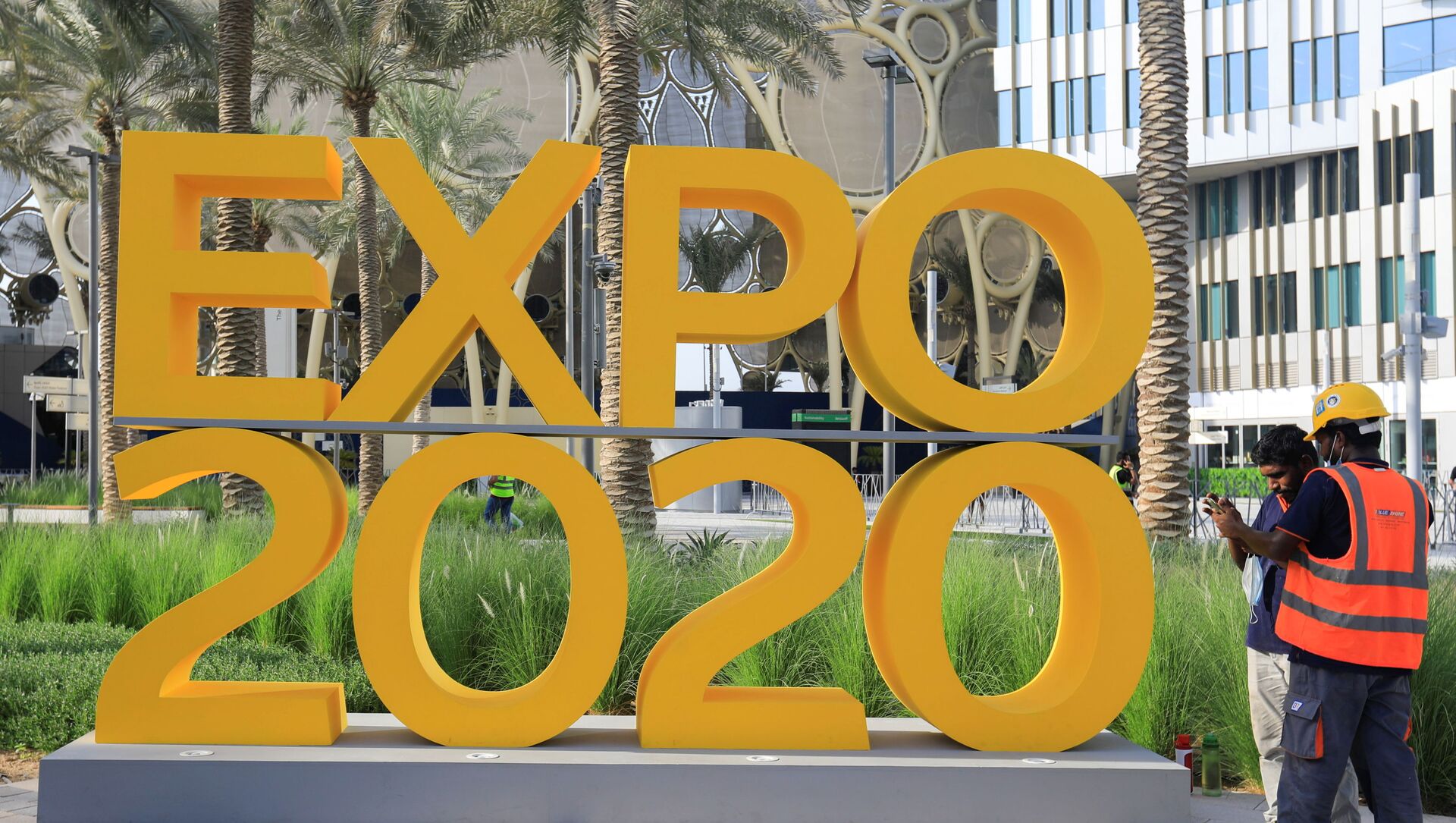 التجهيزات الأخيرة لافتتاح معض إكسبو دبي 2020 في دبي، الإمارات العربية المتحدة 30 سبتمبر 2021 - سبوتنيك عربي, 1920, 30.09.2021
