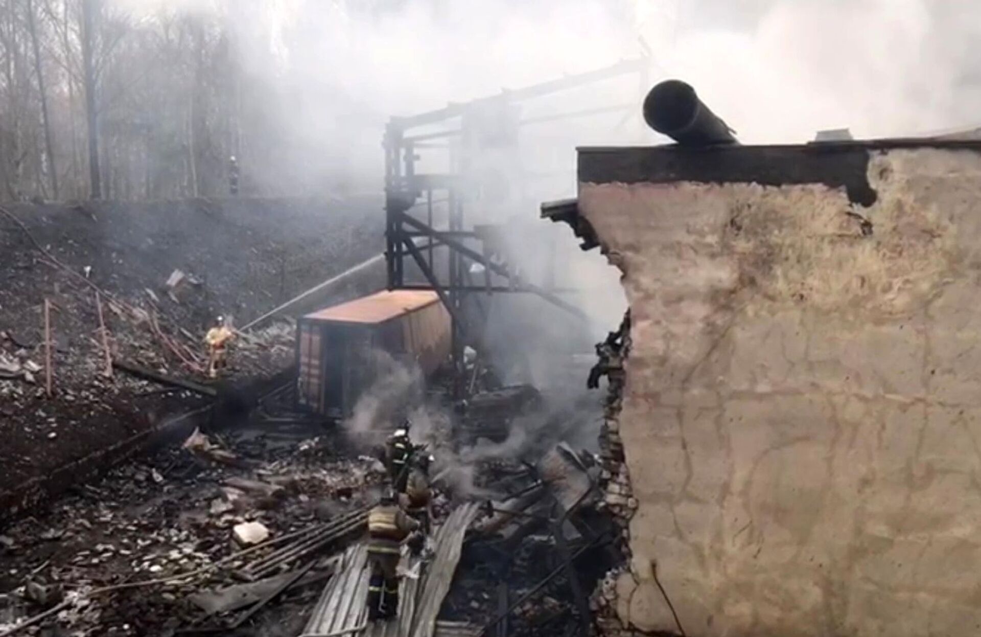 حريق هائل إثر انفجار في مصنع للذخيرة، ريازان، روسيا 22 أكتوبر 2021 - سبوتنيك عربي, 1920, 23.11.2021