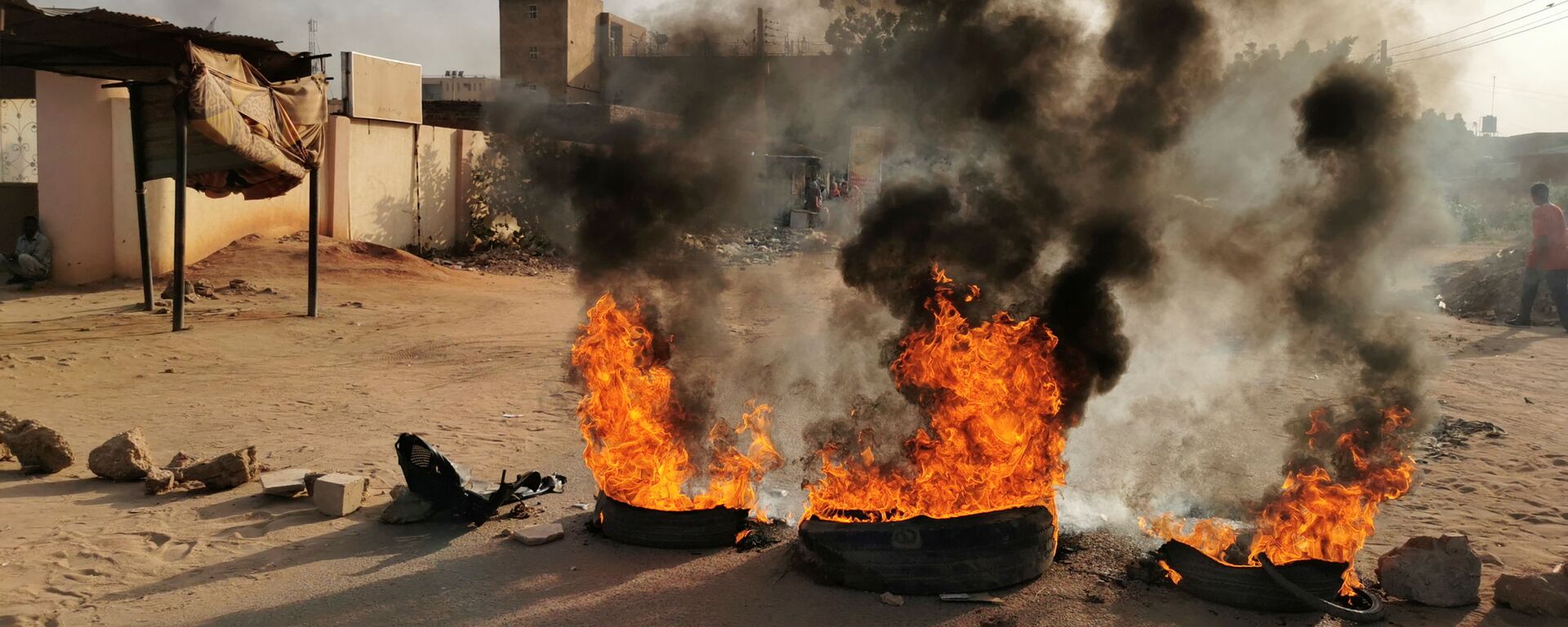 مظاهرات في شوارع مدينة الخرطوم، السودان 25 أكتوبر 2021 - سبوتنيك عربي, 1920, 14.03.2022