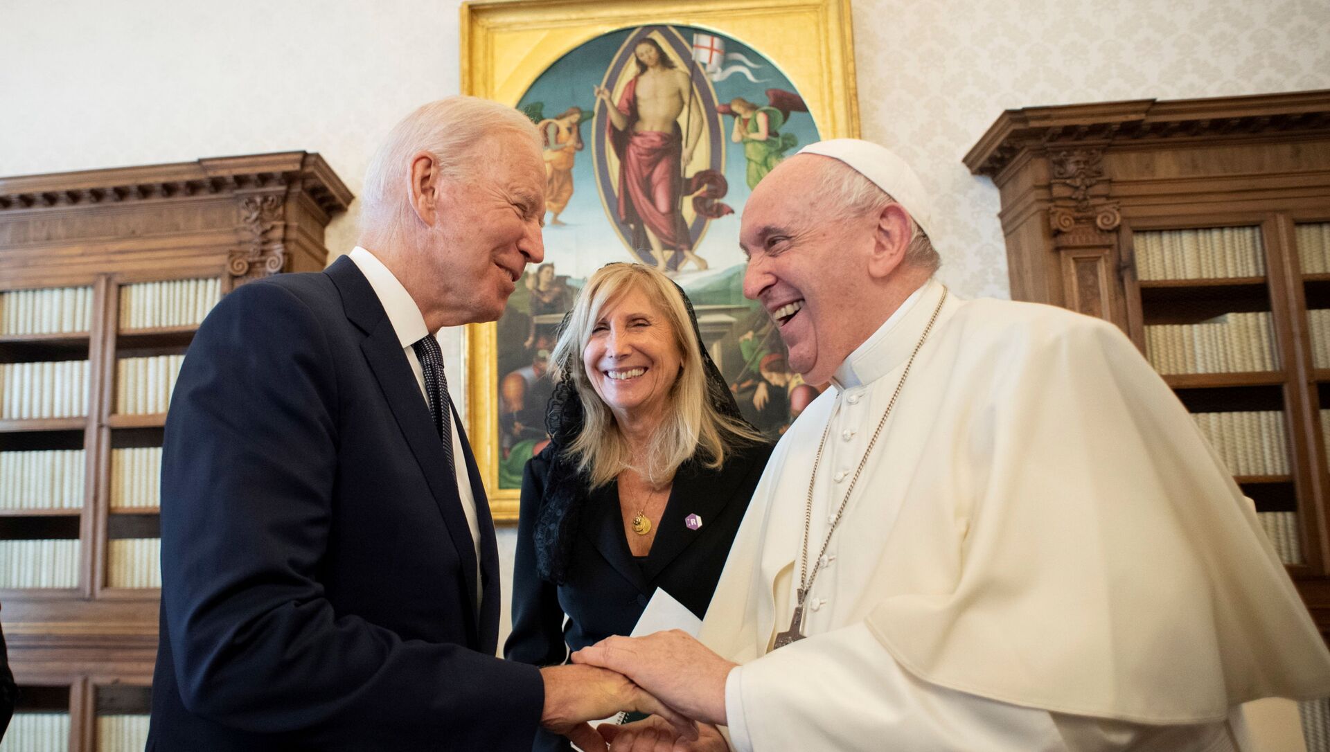 البابا فرنسيس يلتقي الرئيس الأمريكي جو بايدن في الفاتيكان، 29 أكتوبر/ تشرين الأول 2021 - سبوتنيك عربي, 1920, 29.10.2021