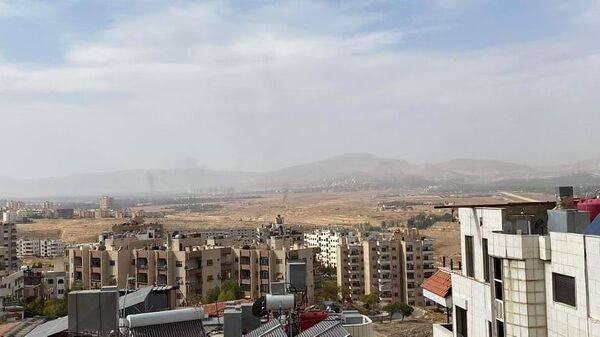 الدفاعات الجوية السورية تتصدى لأهداف معادية بأجواء غرب دمشق - سبوتنيك عربي
