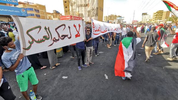 احتجاجات مليونية 30 أكتوبر في الخرطوم - سبوتنيك عربي