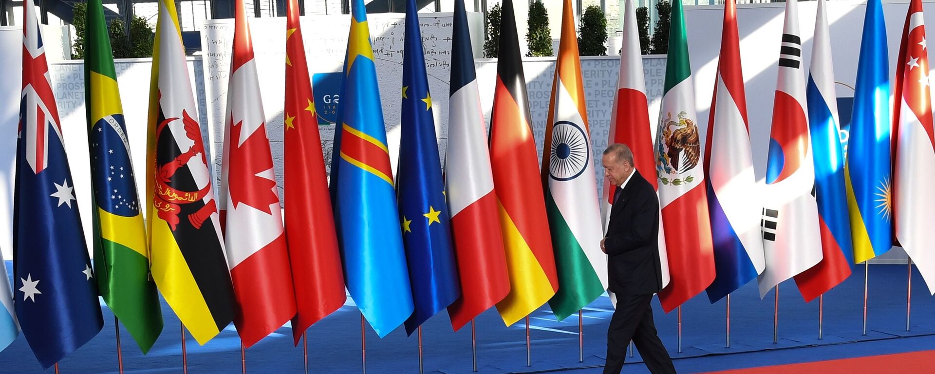 رئيس تركيا رجب طيب أردوغان، قمة مجموعة العشرين في روما، إيطاليا 30 أكتوبر 2021 - سبوتنيك عربي, 1920, 17.05.2022