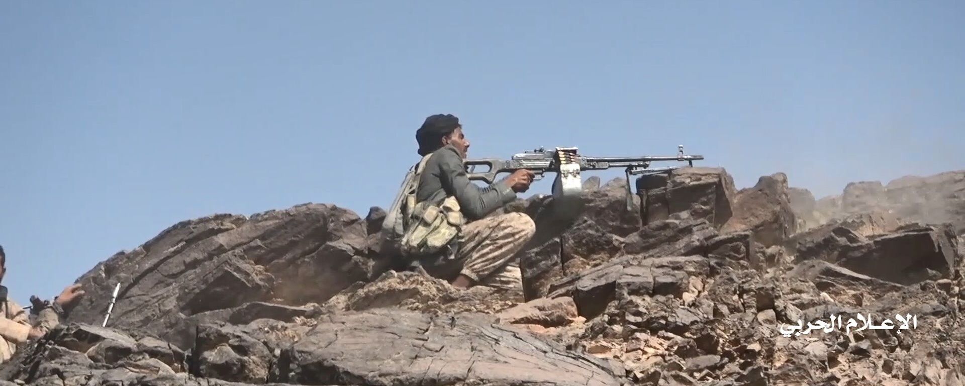 مقاتلو أنصار الله، الحوثيون، على خط المواجهة في محافظة مأرب اليمنية، 2 نوفمبر 2021. - سبوتنيك عربي, 1920, 22.04.2022