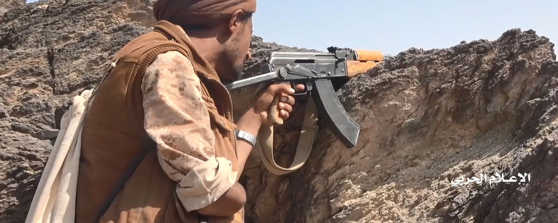 مقاتلو أنصار الله، الحوثيون، على خط المواجهة في محافظة مأرب اليمنية، 2 نوفمبر 2021. - سبوتنيك عربي, 1920, 12.11.2021