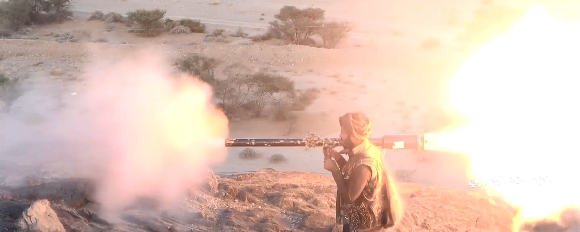 مقاتلو أنصار الله، الحوثيون، على خط المواجهة في محافظة مأرب اليمنية، 2 نوفمبر 2021. - سبوتنيك عربي, 1920, 25.01.2022