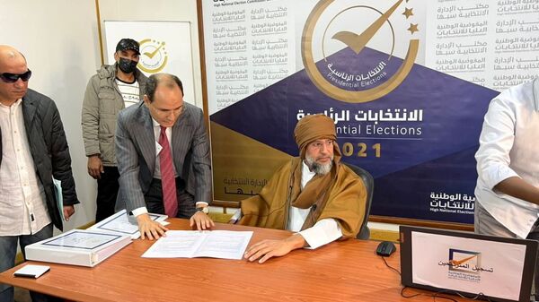 سيف الإسلام القذافي يعلن ترشحه للانتخابات الرئاسية في ليبيا - سبوتنيك عربي